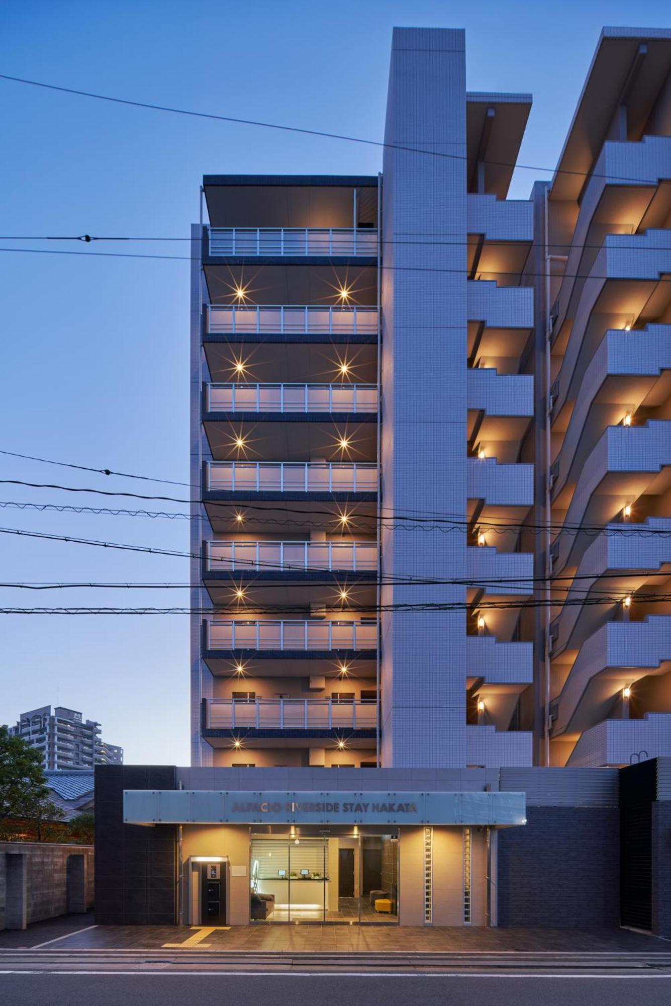 Alfacio Riverside Stay Hakata Fukuoka  Kültér fotó