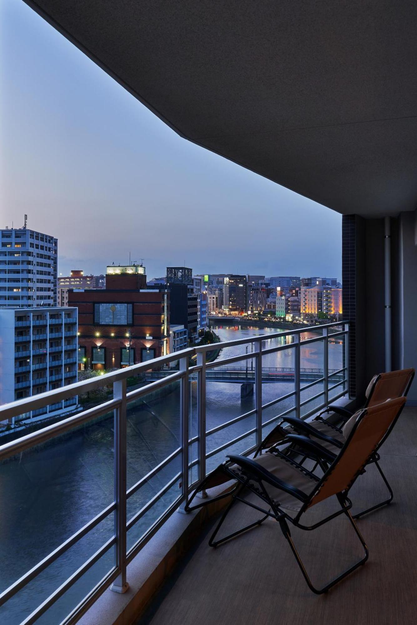 Alfacio Riverside Stay Hakata Fukuoka  Kültér fotó